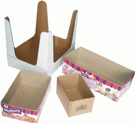 Ambalare în cutii şi tăvi de carton